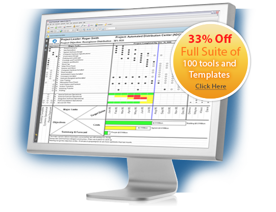 Manage any Project with a Single Sheet of Paper! Download Templates