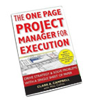 The One-Page Project Manager for Execution The One-Page Project Manager for Execution